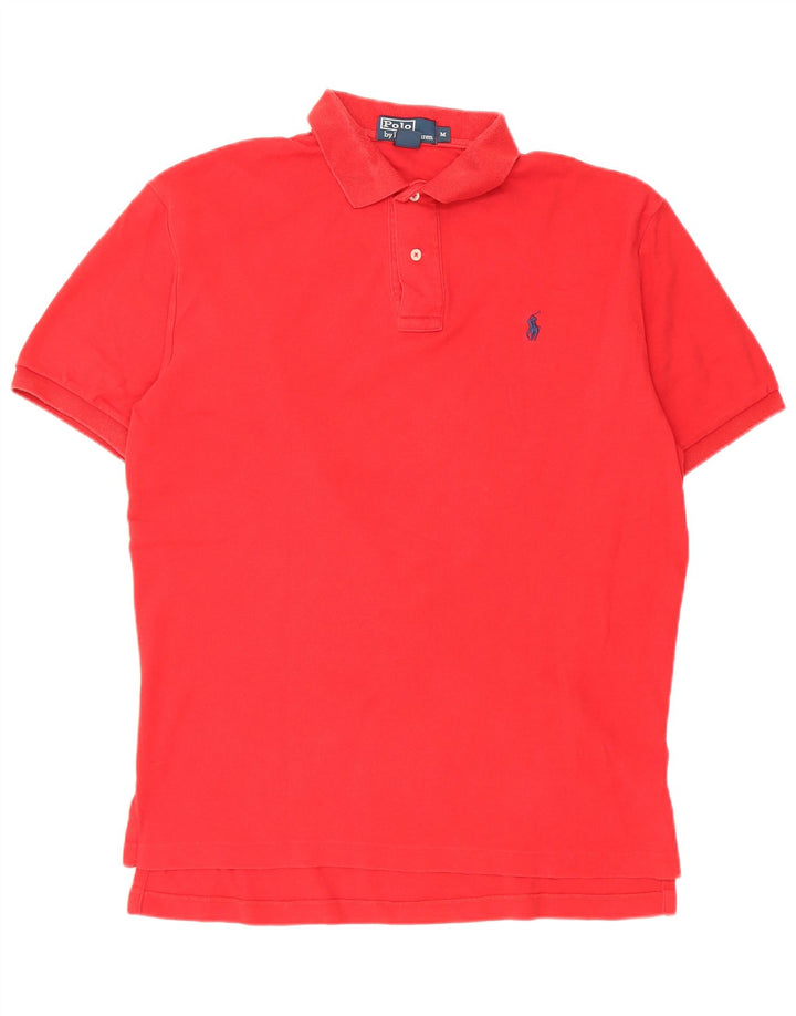 Polo Ralph Lauren Ανδρικό πουκάμισο polo, μεσαίο κόκκινο βαμβακερό