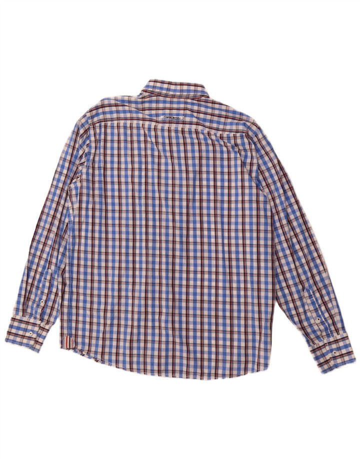 Ανδρικό πουκάμισο CAMEL ACTIVE XL Blue Check Cotton