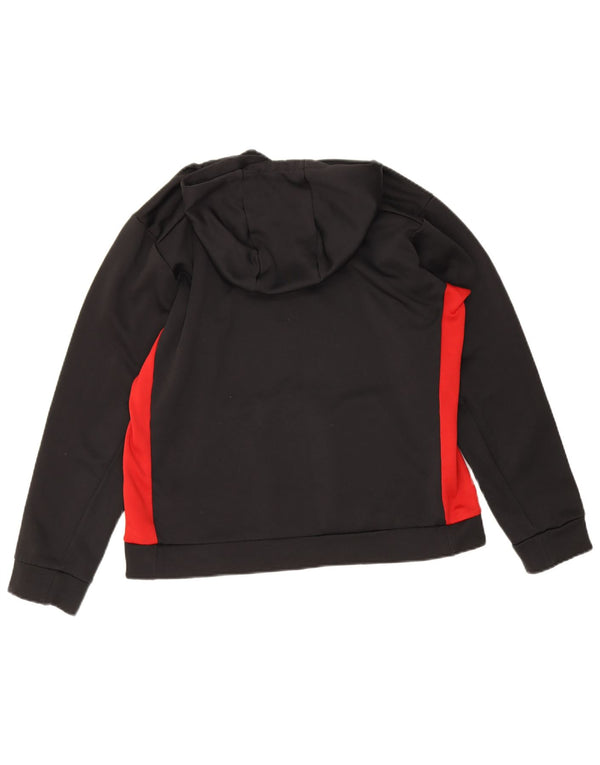 Nike γυναικείο φούτερ με κουκούλα UK 14 Medium Black Colorblock Πολυεστέρας