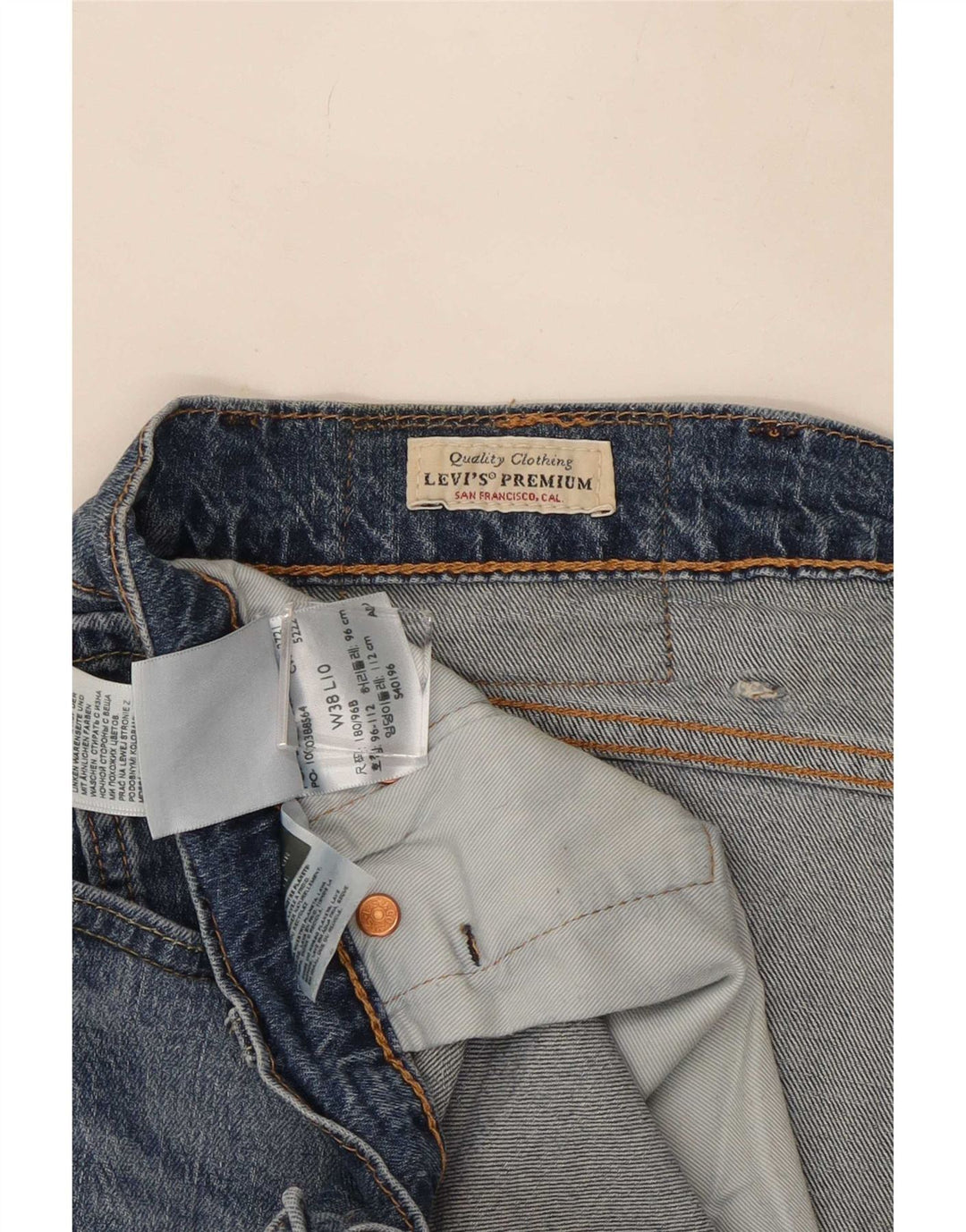 Ανδρικό τζιν σορτς Levi's W38 XL Μπλε βαμβακερό