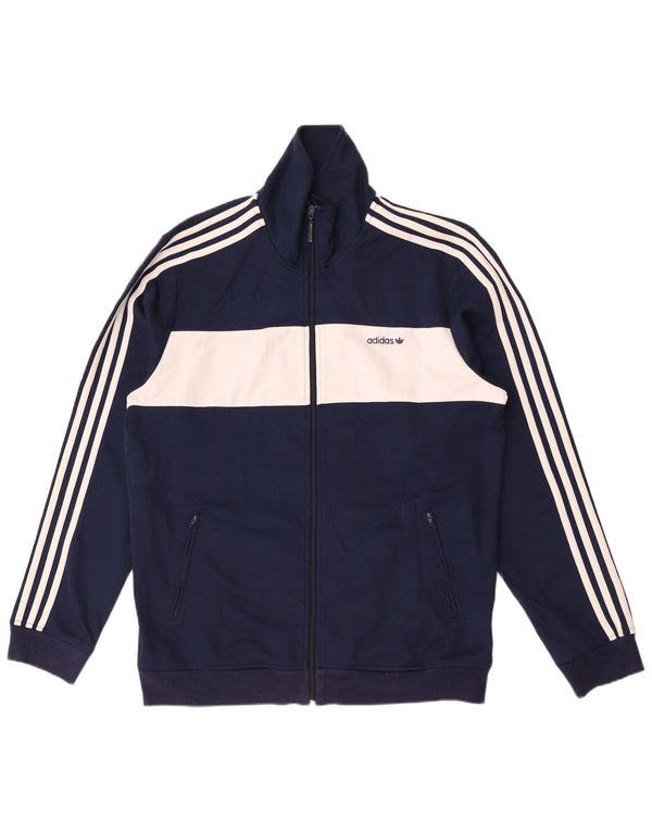 Ανδρική αθλητική φόρμα Adidas Top Jacket Medium Navy Blue Colourblock Sports