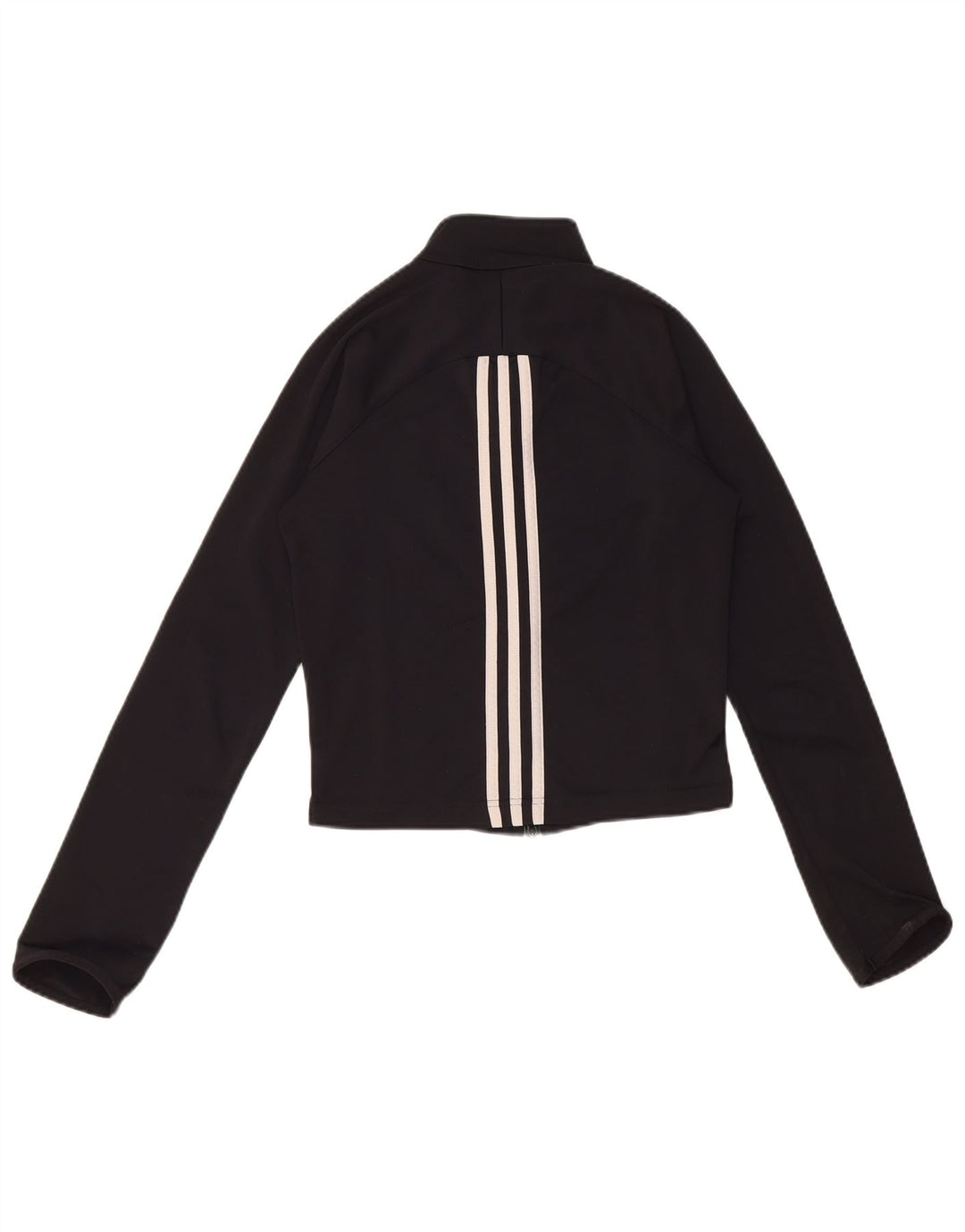 Adidas Γυναικεία φόρμα Crop Top Jacket UK 10 Small Black Polyester