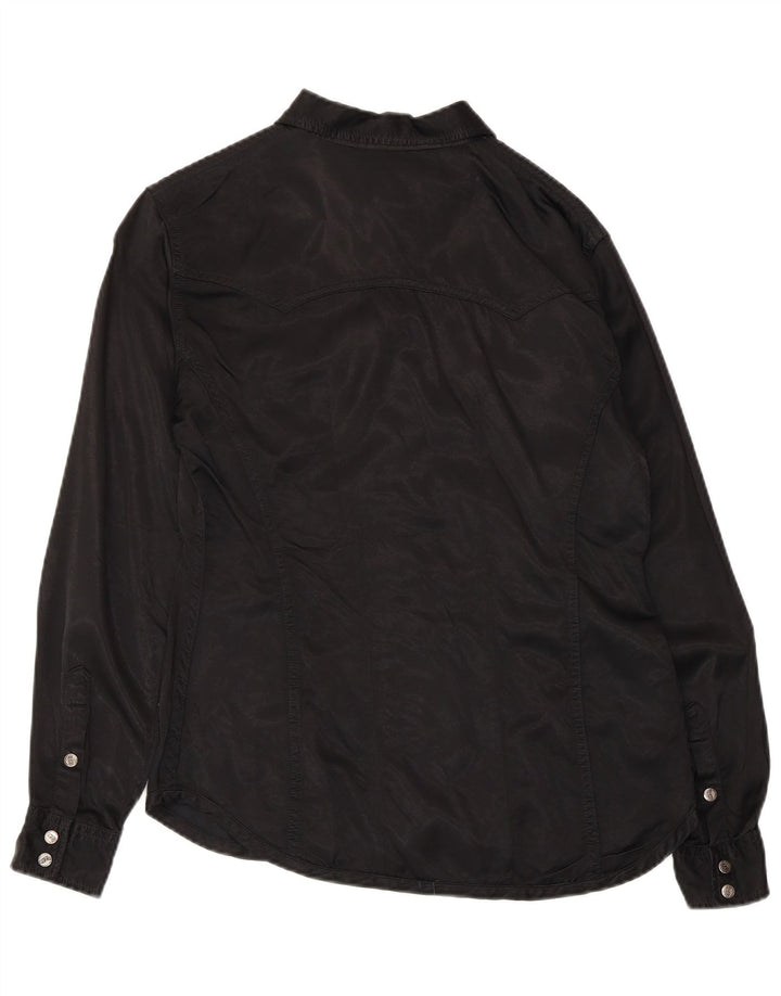 Γυναικείο πουκάμισο Gas UK 12 Medium Black Viscose