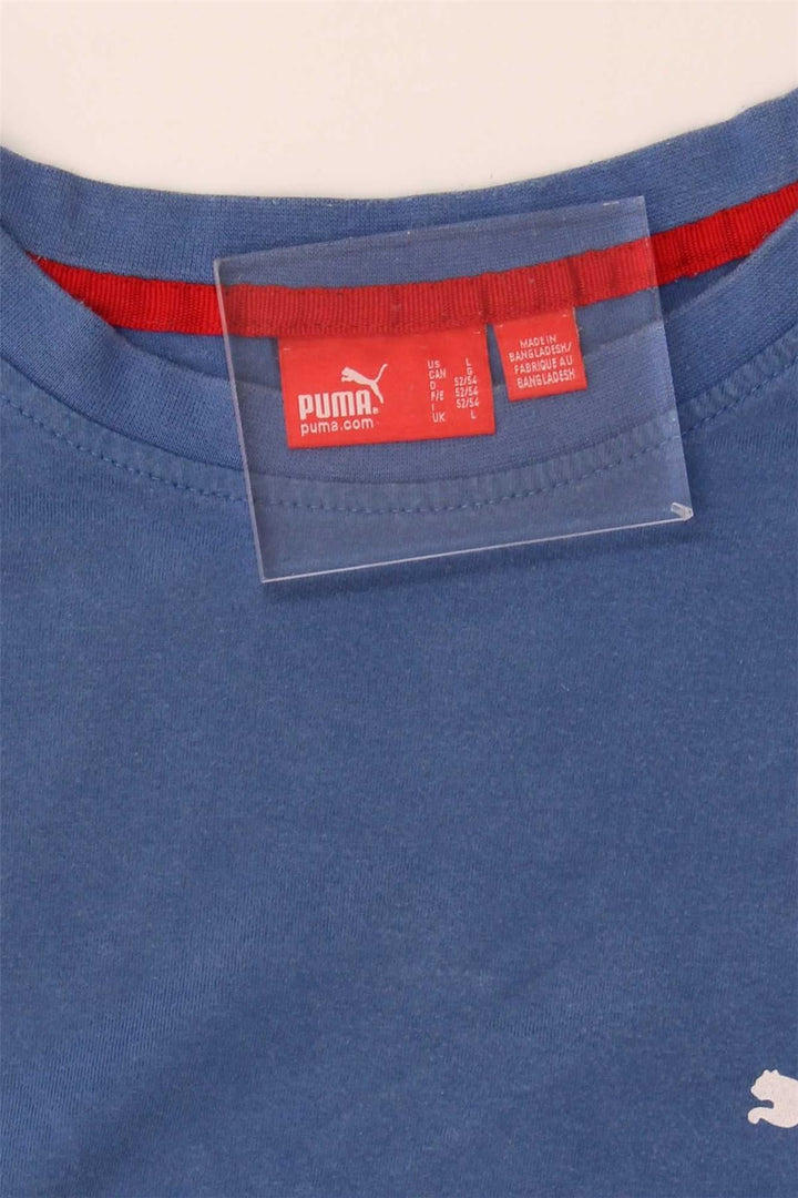 PUMA Mens T-Shirt Top Large Blue