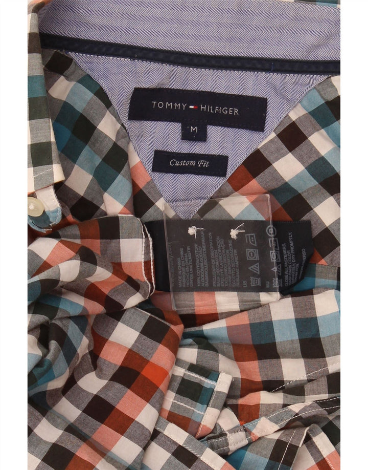 TOMMY HILFIGER Ανδρικό πουκάμισο προσαρμοσμένης εφαρμογής, μεσαίο πολύχρωμο βαμβακερό