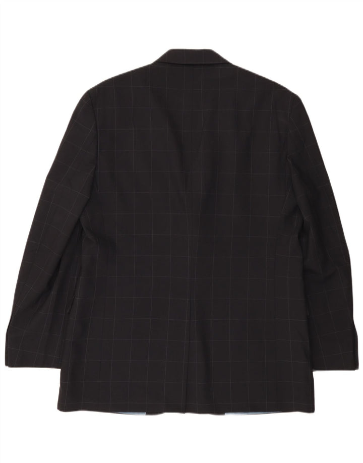 Marks & Spencer Ανδρικό μπλέιζερ με 3 κουμπιά μπουφάν UK 42 Large Navy Blue Check