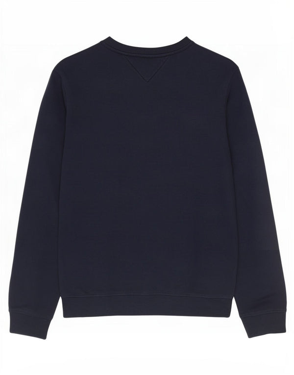 Γραφικό ανδρικό φούτερ Tommy Hilfiger Jumper Large Navy Blue από βαμβάκι
