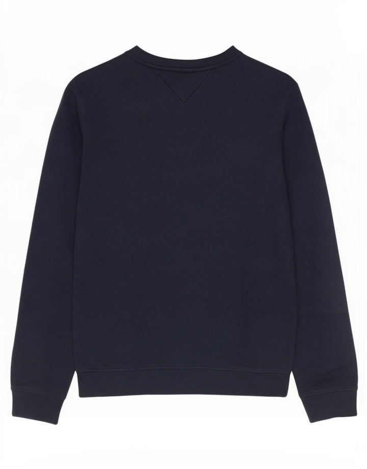 Γραφικό ανδρικό φούτερ Tommy Hilfiger Jumper Large Navy Blue από βαμβάκι