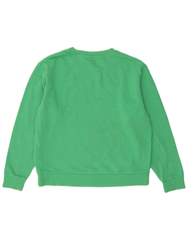 Marks & Spencer Γυναικεία φούτερ μεγάλου μεγέθους Jumper UK 10 Μικρό πράσινο βαμβακερό