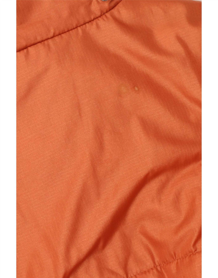 Vintage Ανδρικό Loose Fit padded Jacket UK 40 Large Orange Polyamide