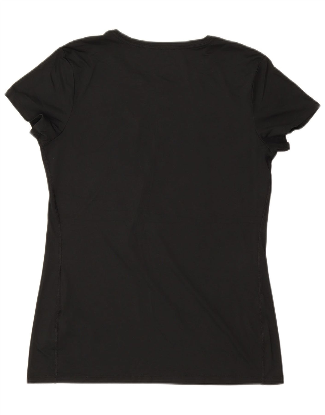 Γυναικείο γραφικό μπλουζάκι NIKE Dri Fit Top UK 14 μεγάλο μαύρο πολυεστέρα