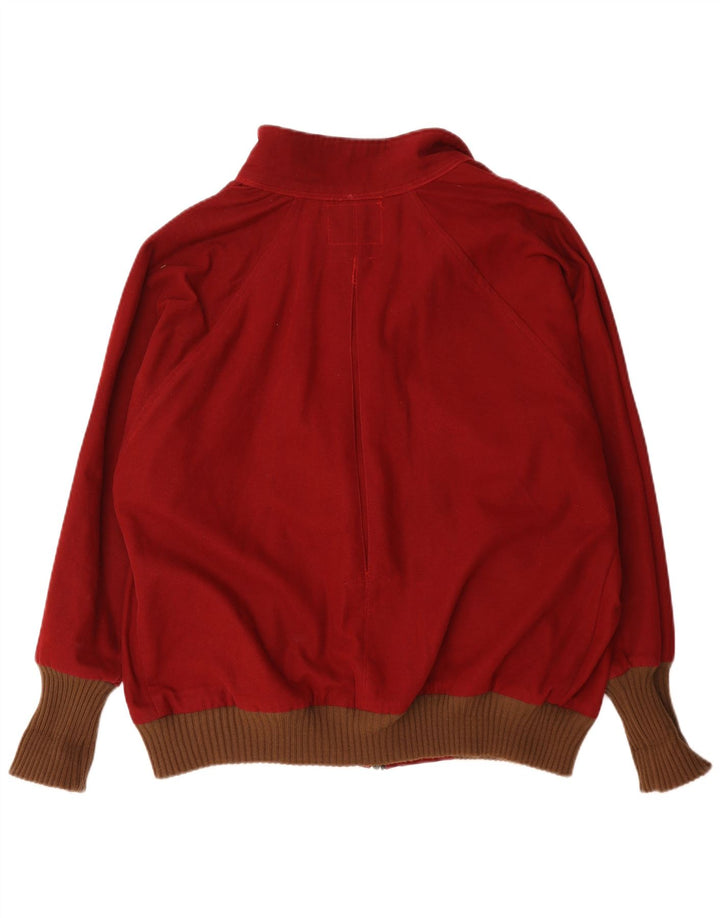 Vintage Ανδρικό Bomber Jacket UK 44 2XL Burgundy