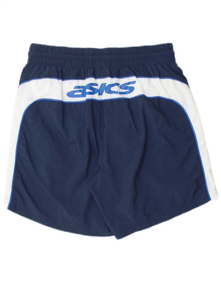 Ανδρικό γραφικό αθλητικό σορτς Asics Μεγάλο μπλε μπλε χρώματος πολυαμίδιο