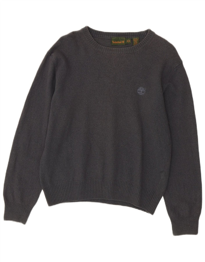 TIMBERLAND Γυναικείο πουλόβερ με λαιμόκαυστο UK 14 Μεσαίο γκρι μαλλί