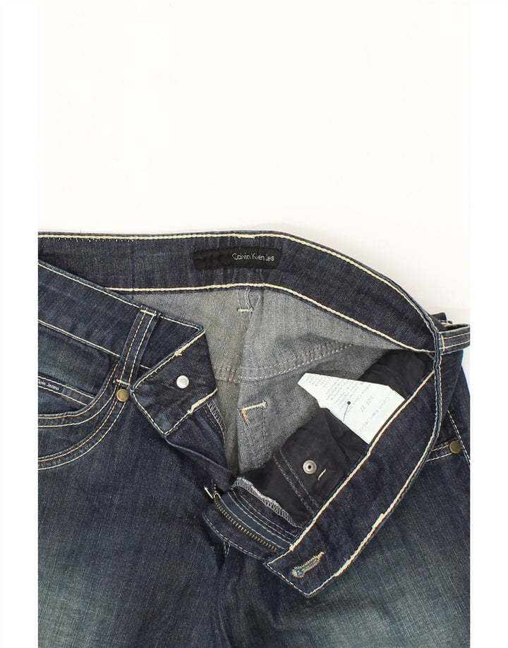 CALVIN KLEIN Womens Denim Shorts W27  Small Blue Cotton Vintage Calvin Klein and Second-Hand Calvin Klein from Messina Hembry 