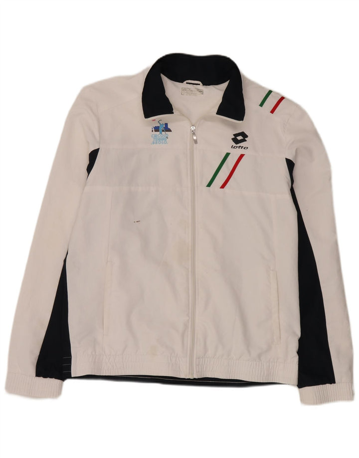 Ανδρική φόρμα Lotto Graphic Top Jacket XL White Colourblock