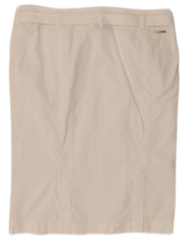 TRUSSARDI Γυναικεία ίσια Φούστα IT 46 Μεγάλη W34 Λευκή