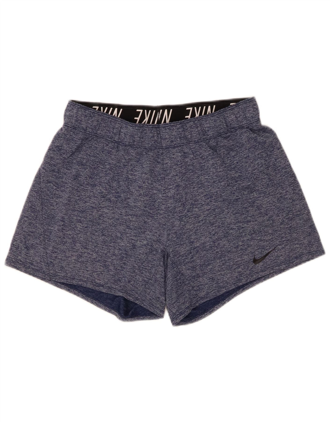 Γυναικείο αθλητικό σορτς Nike Dri Fit UK 10 Small Blue Flecked Polyester