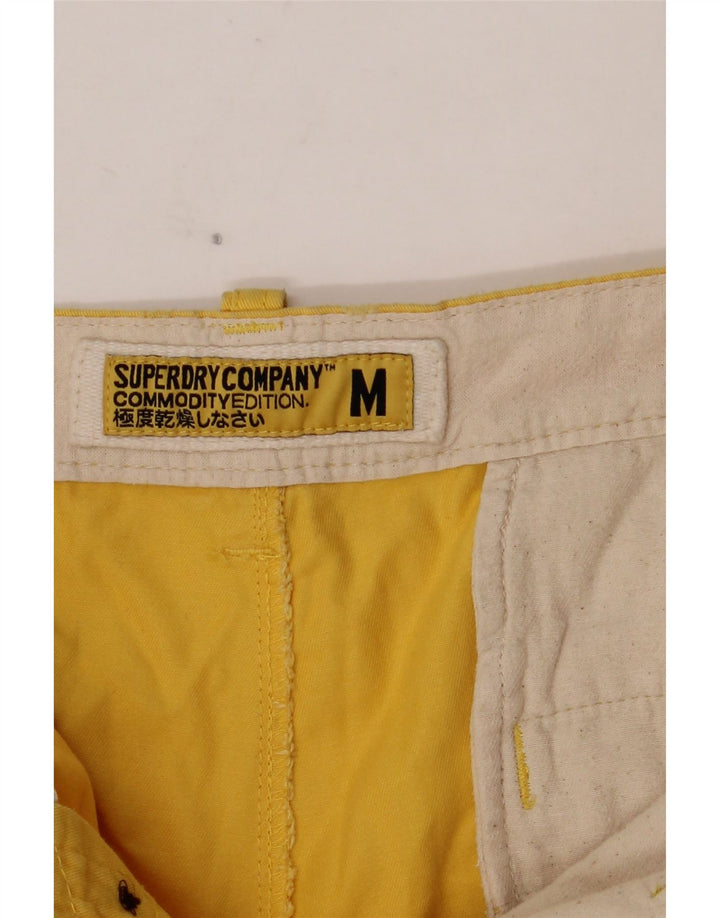 Ανδρικό σορτς Chino SUPERDRY Medium W32 Κίτρινο βαμβακερό