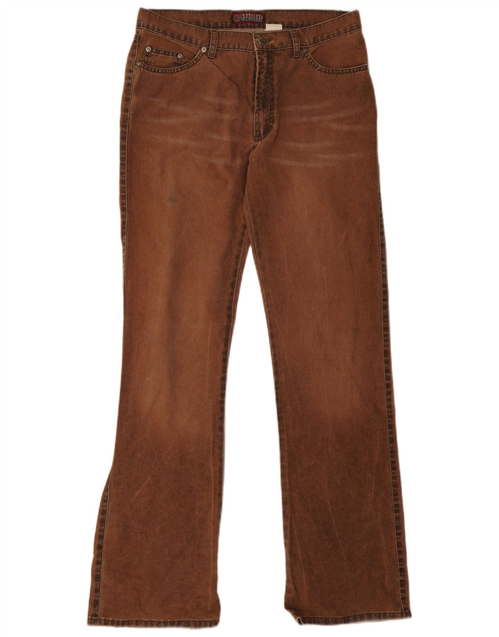 VINTAGE Γυναικείο Bootcut Jeans W32 L32 Καφέ