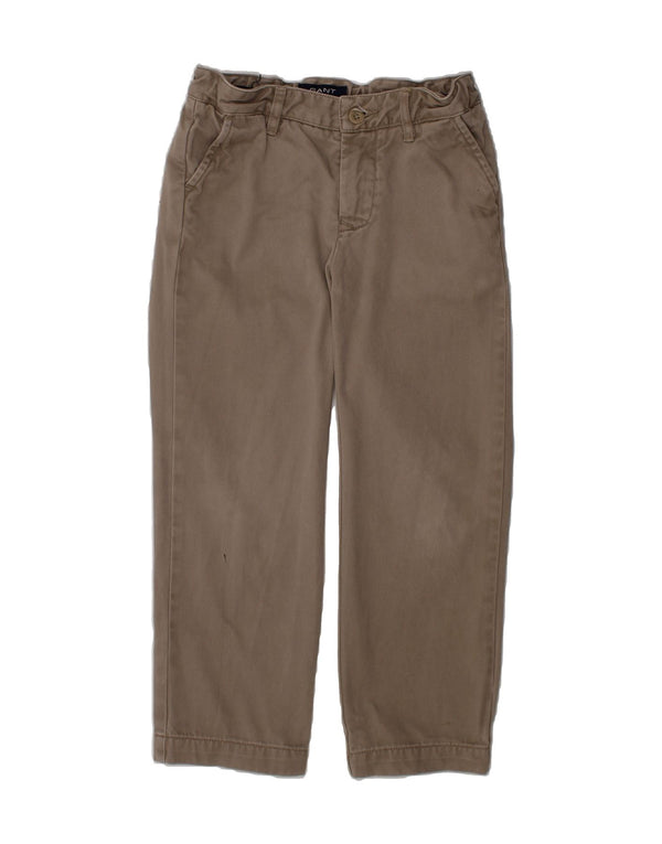 GANT Boys Straight Chino Trousers 4-5 Years W22 L17 Grey