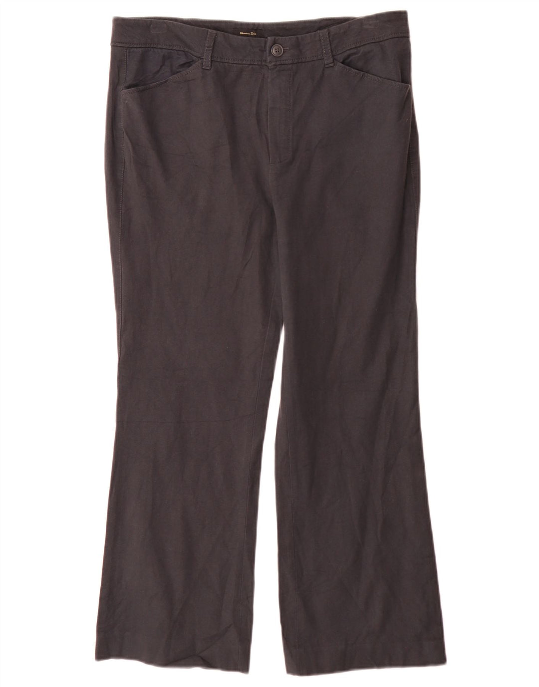 Massimo Dutti Γυναικείο Bootcut Casual Παντελόνι EU 42 Large W32 L27 Grey