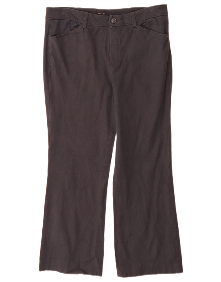 Massimo Dutti Γυναικείο Bootcut Casual Παντελόνι EU 42 Large W32 L27 Grey