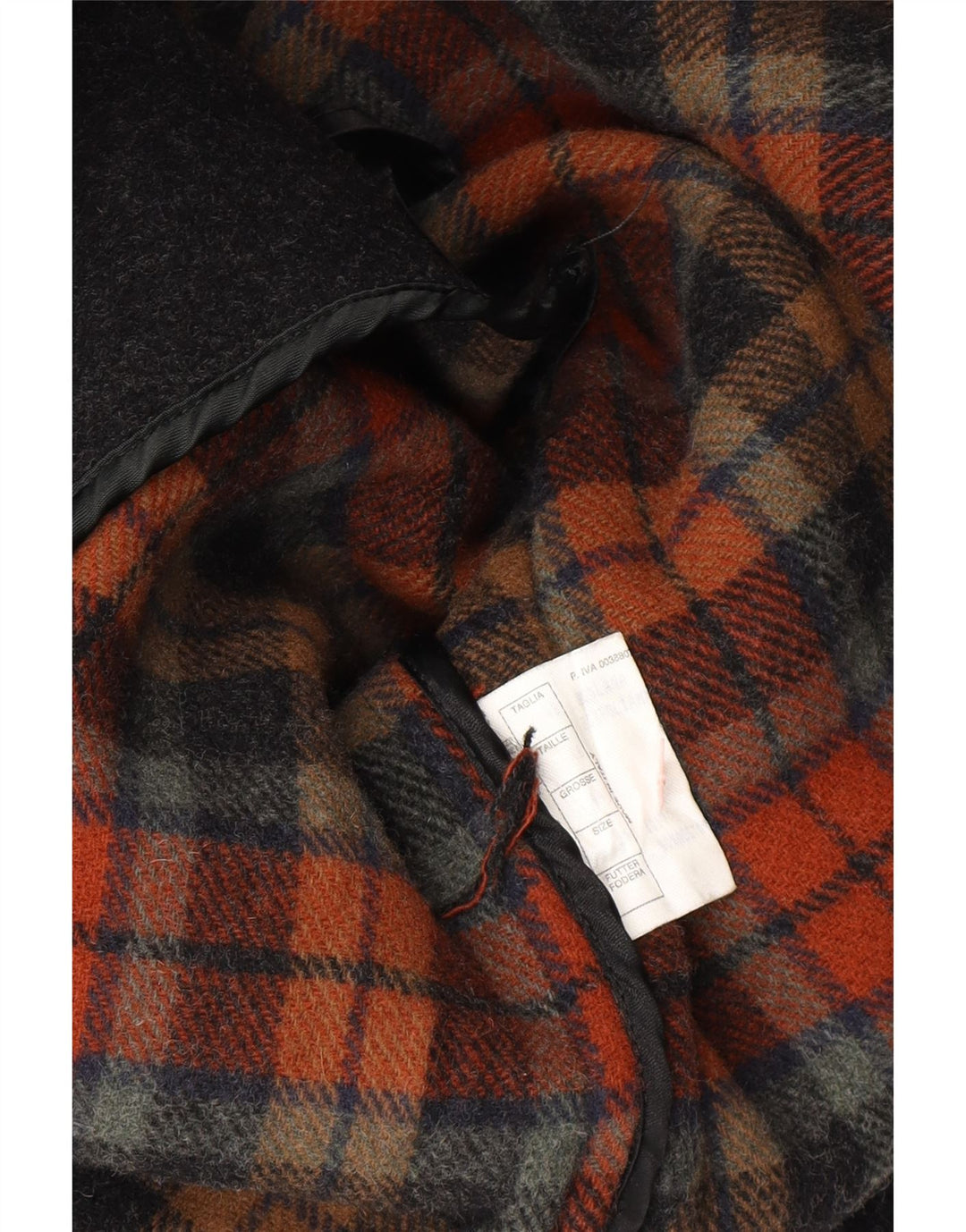 VINTAGE Ανδρικό παλτό Duffle UK 46 3XL Γκρι μαλλί