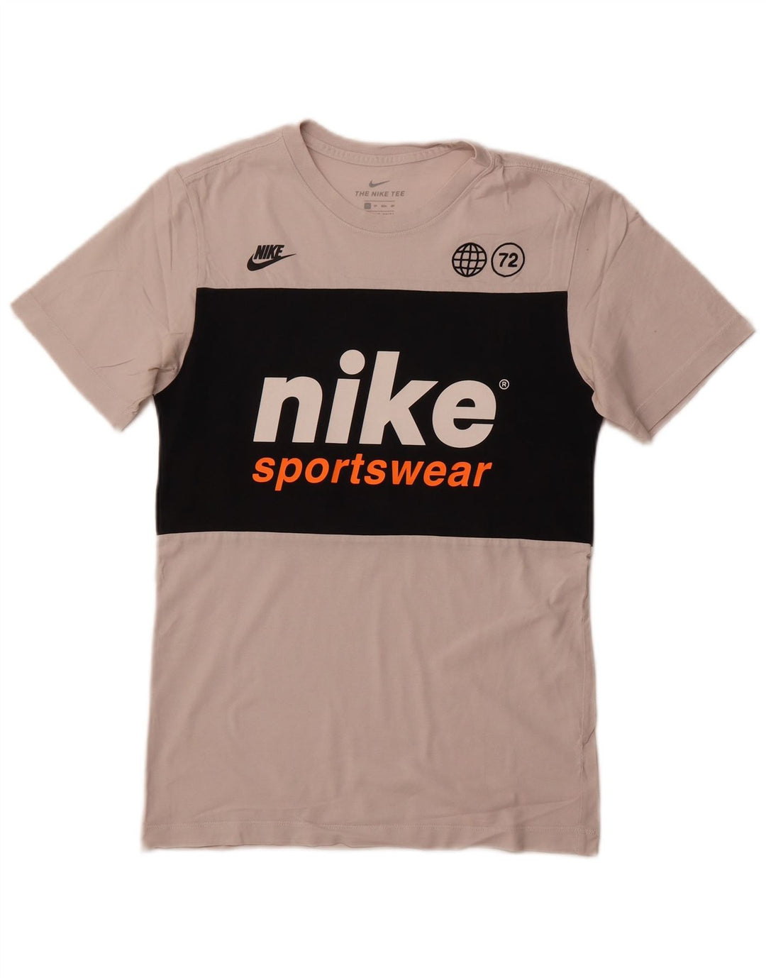 Ανδρικό γραφικό T-Shirt Nike Top XS White Colourblock