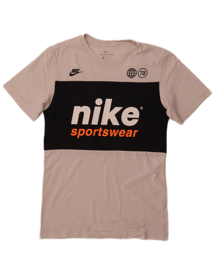 Ανδρικό γραφικό T-Shirt Nike Top XS White Colourblock