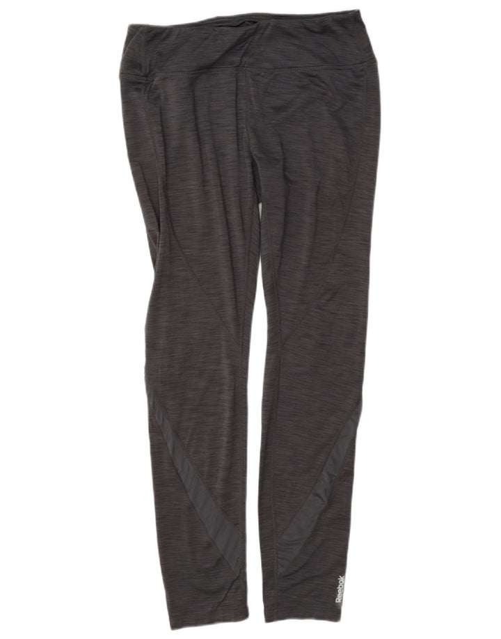 Γυναικείο κολάν Reebok UK 12 Medium Grey Flecked Polyester