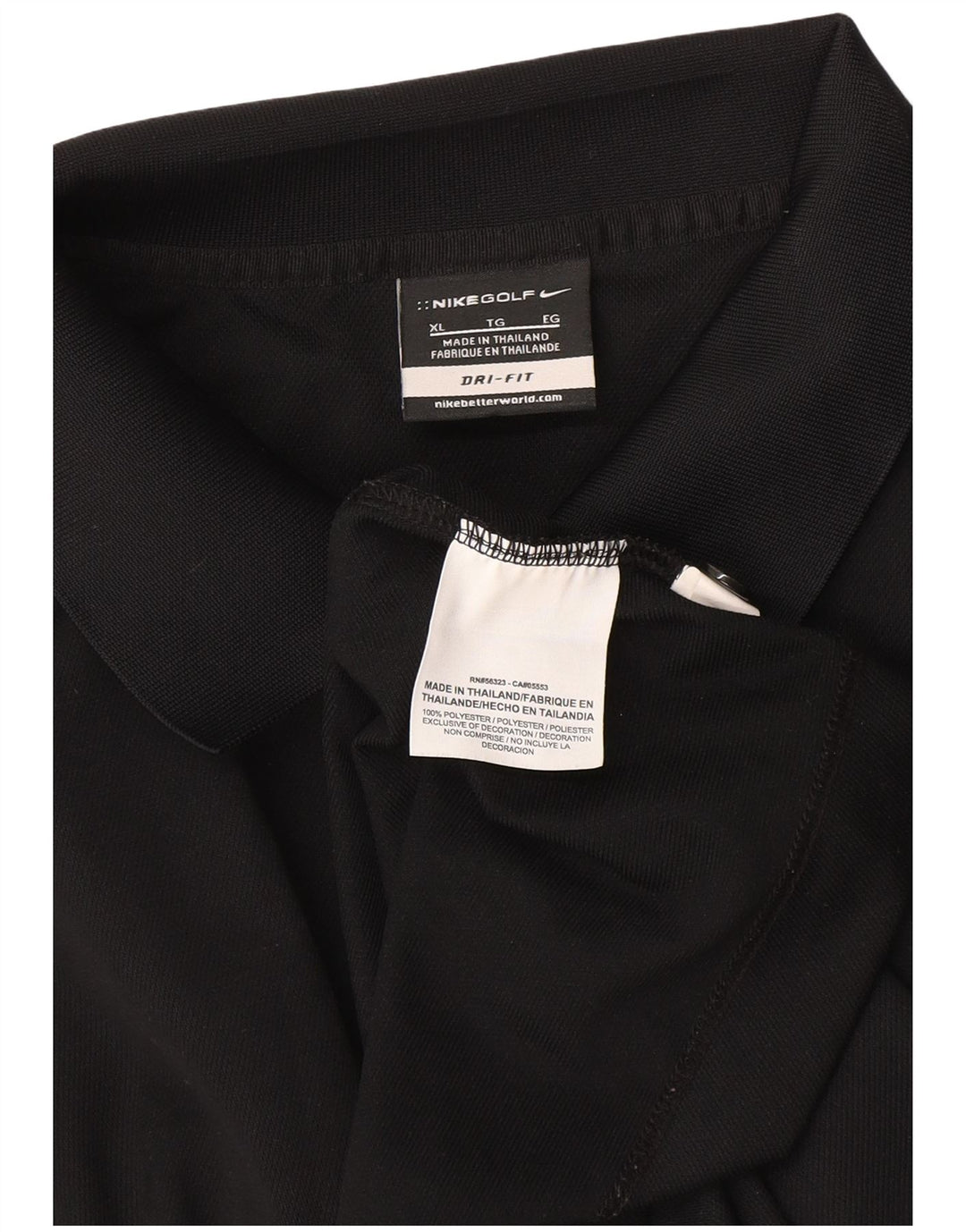 Ανδρικό μπλουζάκι Nike Dri Fit Polo XL Μαύρο πολυεστέρα