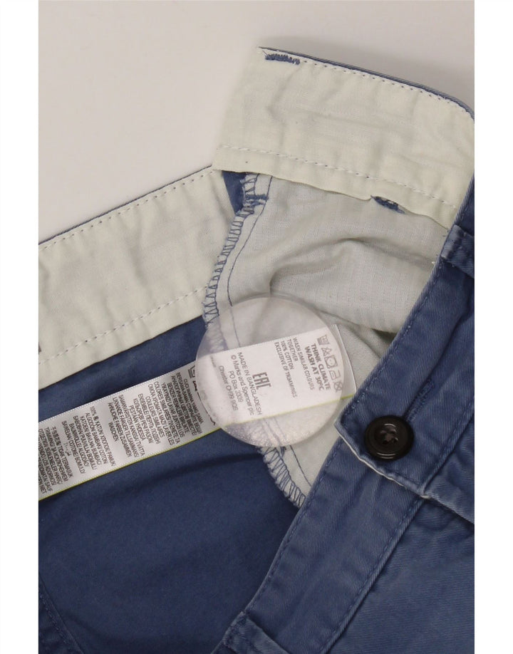Ανδρικό σορτς Chino Marks & Spencer W30 Βαμβακερό μεσαίο Navy Blue