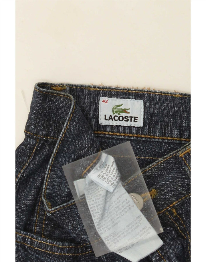 Ανδρικό τζιν Lacoste ίσιο μέγεθος 42 Medium W32 L28 Navy Blue Cotton