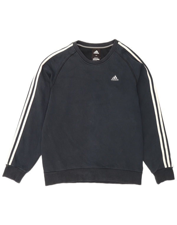 Adidas Ανδρικό φούτερ Clima 365 Jumper Small Navy Blue βαμβακερό