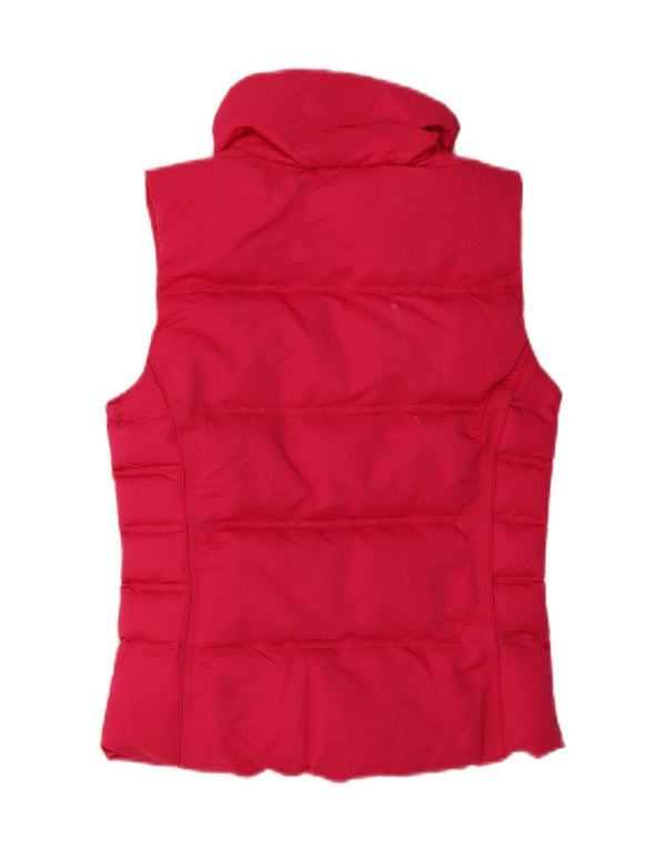 Adidas Womens Padded Gilet UK 6 XS Pink Polyester