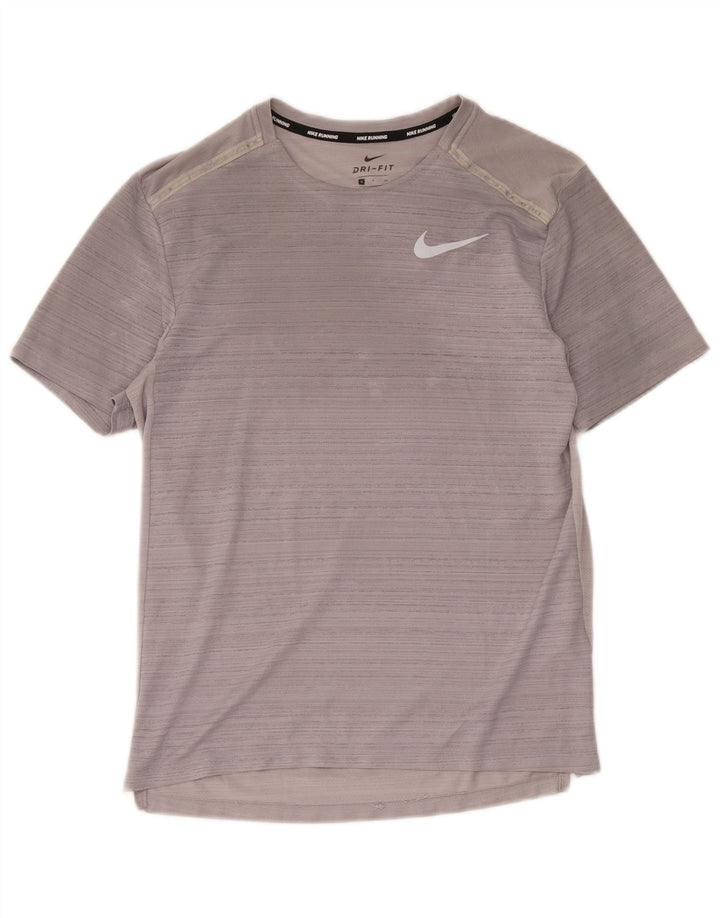Ανδρικό μπλουζάκι Nike Dri Fit T-shirt με μικρό γκρι πολυεστέρα