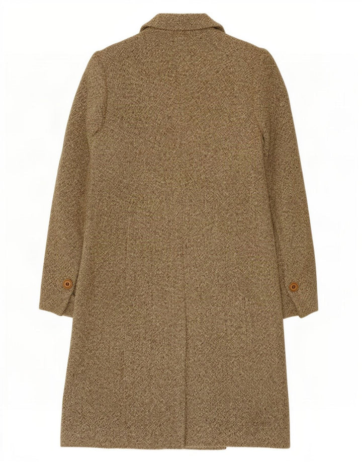 Vintage Γυναικείο Παλτό με διπλό στήθος IT 48 XL Χακί μαλλί