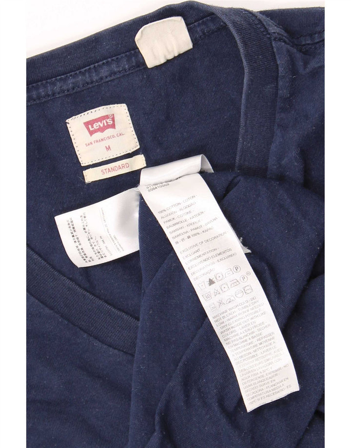 Ανδρικό μπλουζάκι Levi's Standard Top από μεσαίο ναυτικό μπλε βαμβακερό