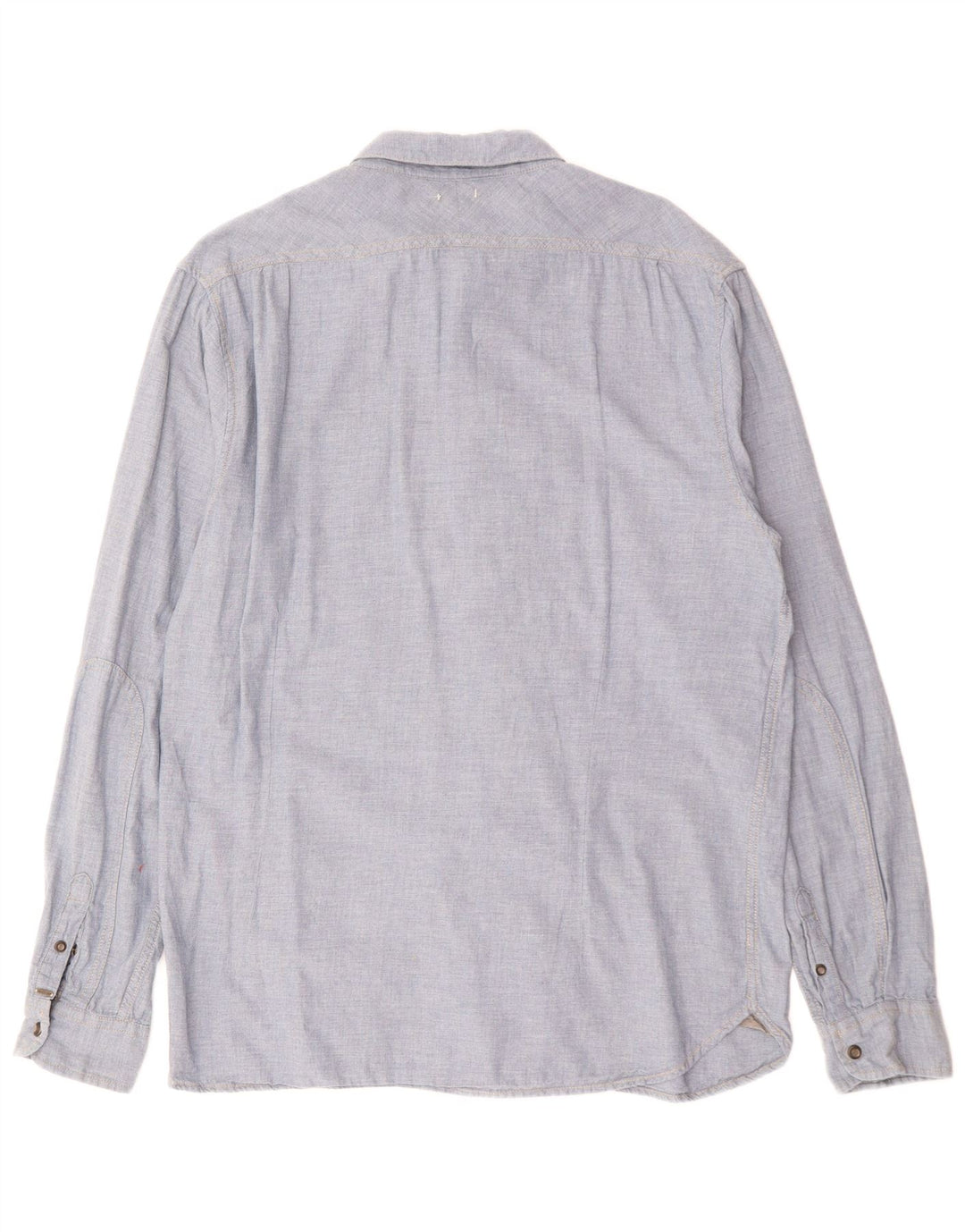 Ανδρικό πουκάμισο SCOTCH & SODA από μεσαίο μπλε βαμβακερό