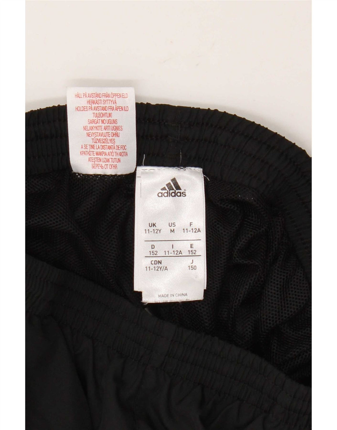 Adidas Boys Graphic Sport σορτς 11-12 ετών μαύρο πολυεστέρα