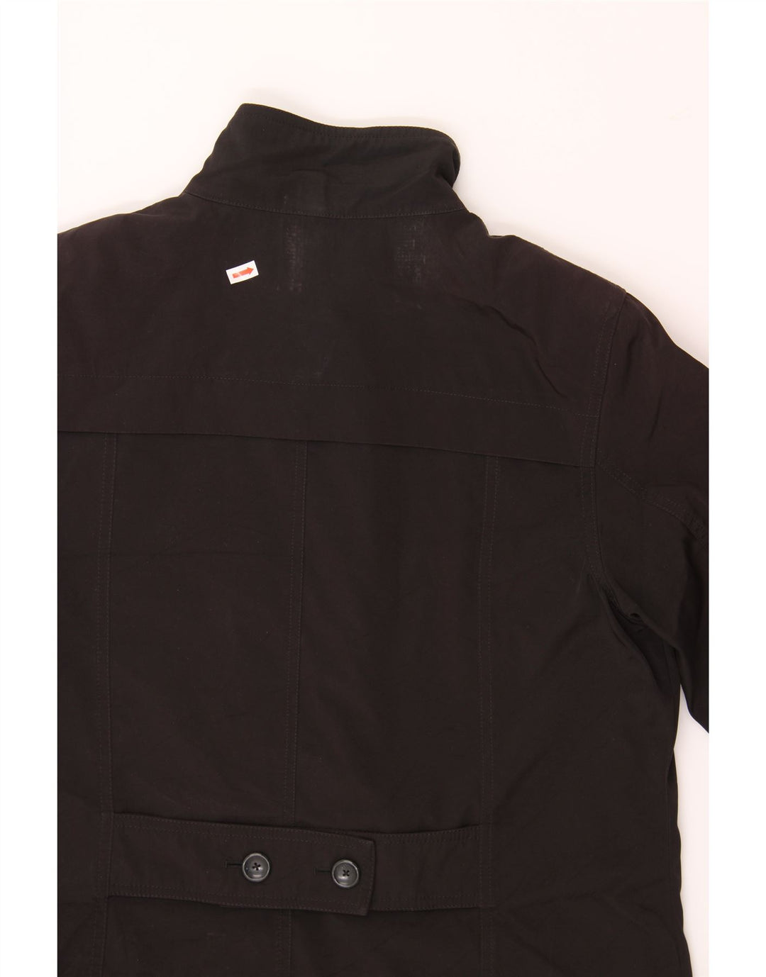 EDDIE BAUER Womens Oversized Windbreaker Coat UK 10 Small Black Polyester Vintage Eddie Bauer and Second-Hand Eddie Bauer from Messina Hembry 