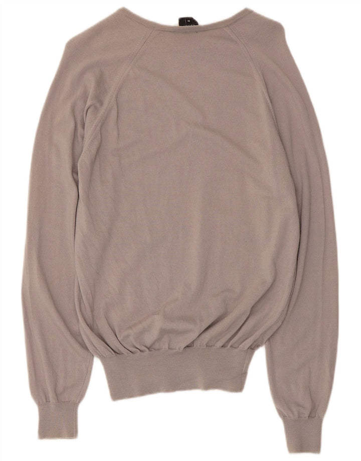 Γυναικείο πουλόβερ Gucci Boat Neck Jumper UK 12 Medium Grey Wool