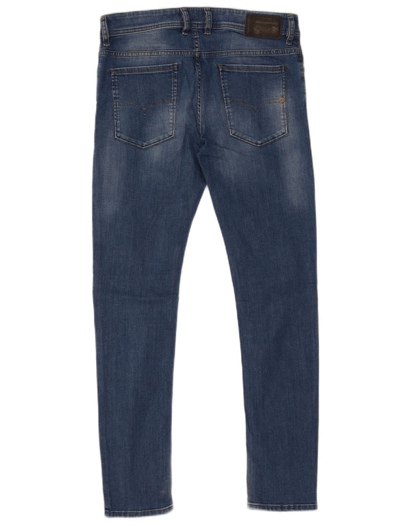 DIESEL Γυναικείο Sleenker Slim Skinny Jeans W32 L30 Μπλε βαμβακερό