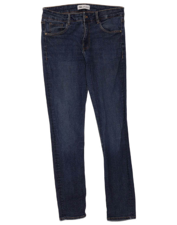 Zara Γυναικείο Skinny Jeans EU 38 Small W28 L28 Navy Blue