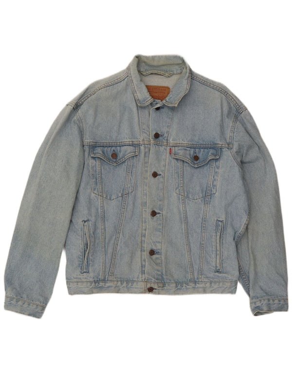 Ανδρικό τζιν μπουφάν Levi's UK 38 Medium Blue