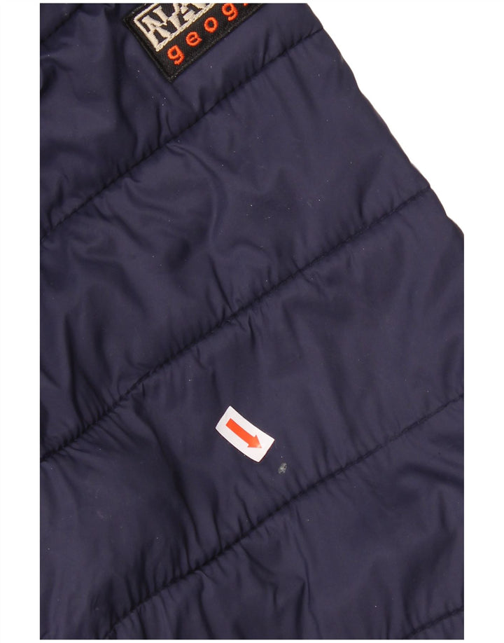 Napapijri Ανδρικό μπουφάν με κουκούλα UK 44 2XL Navy Blue Polyamide