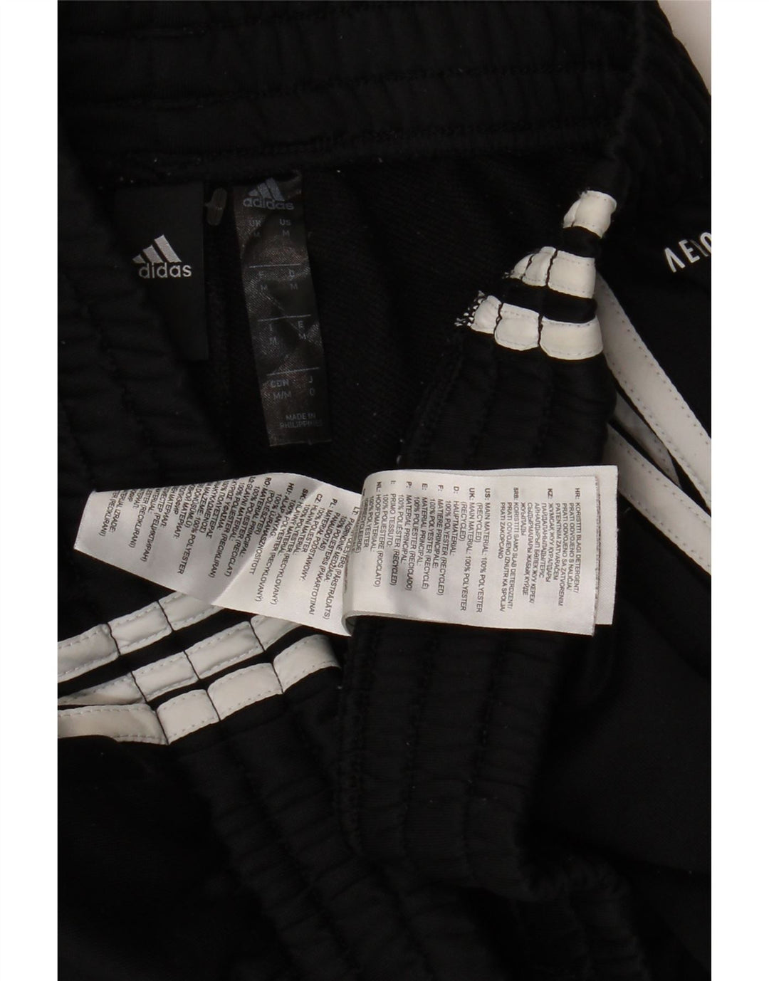 Ανδρικό παντελόνι αθλητικής φόρμας ADIDAS Aeroready Μεσαίο μαύρο πολυεστέρα