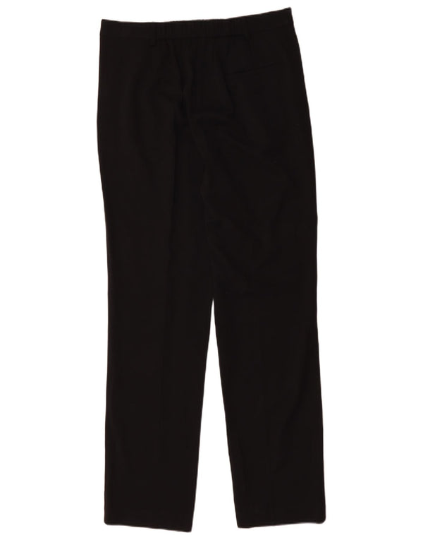 Marks & Spencer Γυναικείο ίσιο casual παντελόνι UK 12 Medium W32 L32 μαύρο