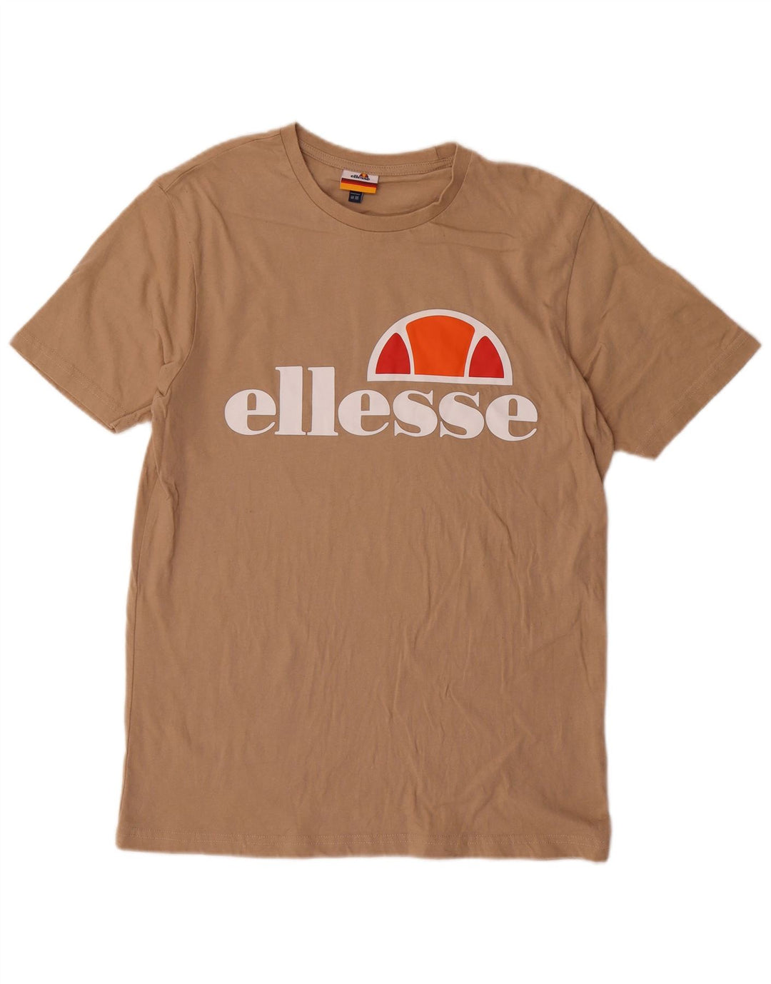 Ανδρικό γραφικό T-Shirt Ellesse Top Medium Beige Βαμβακερό